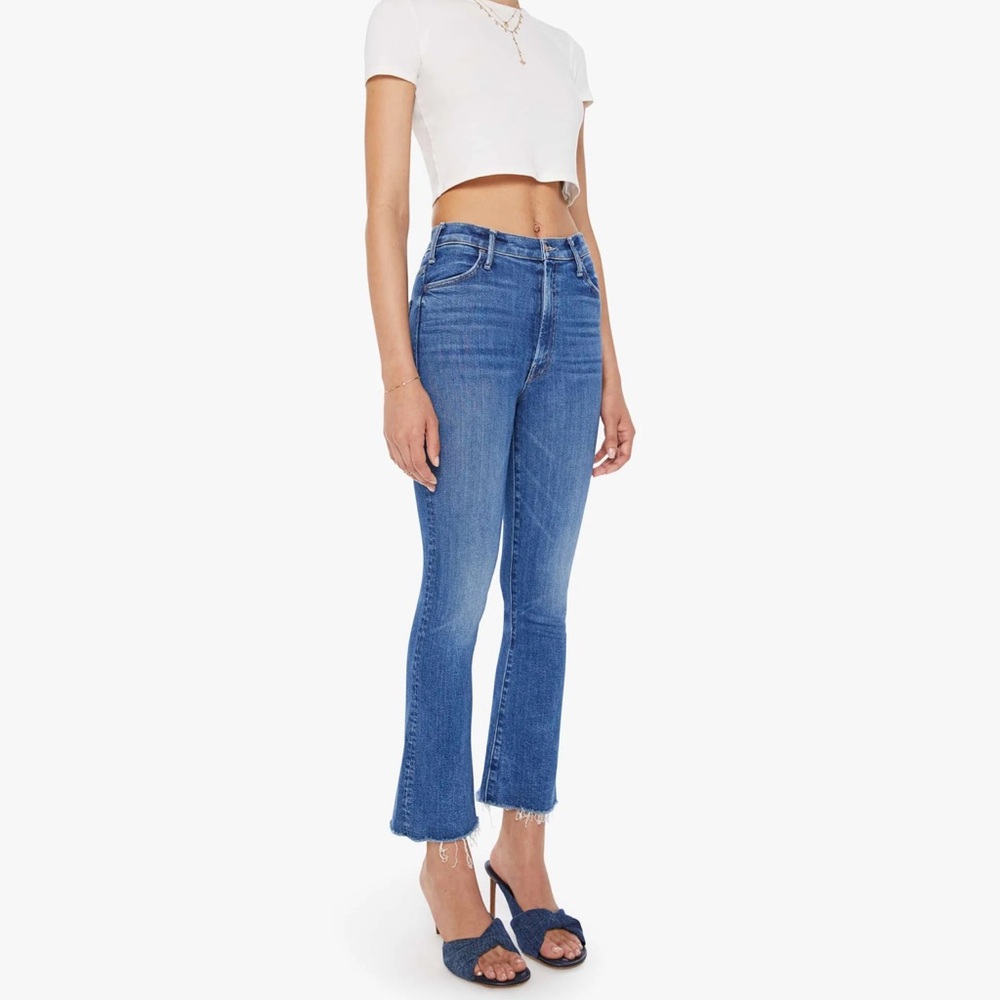 MOTHER The Insider Crop Step Fray, color Limited Edition. Size 28. Perfect fade